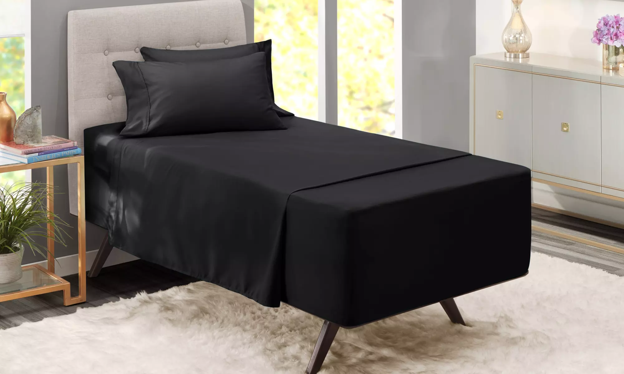 Nestl Extra Deep Pocket Sheets - 18-24 Inch Fitted Bed Sheet Set - 6 Piece
