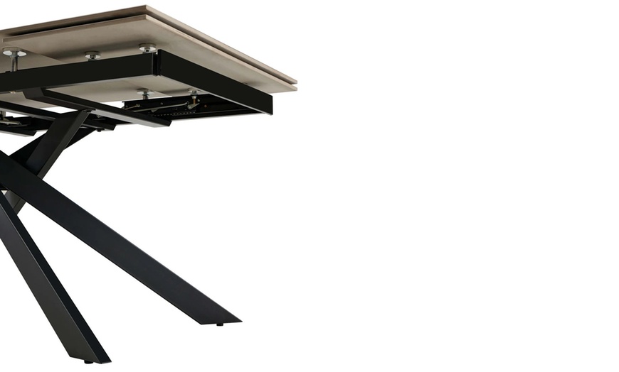 Image 8: DS Living Zaira Sintered Stone Dining Room Table