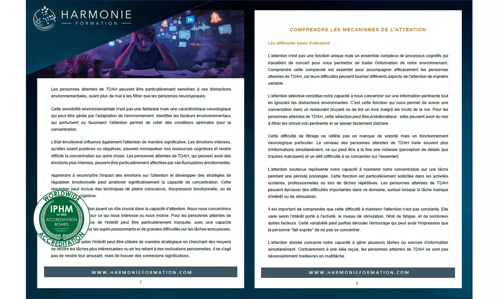 Devenir coach TDAH avec Harmonie Formation