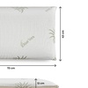 Image 6: Coppia guanciali memory foam aloe vera