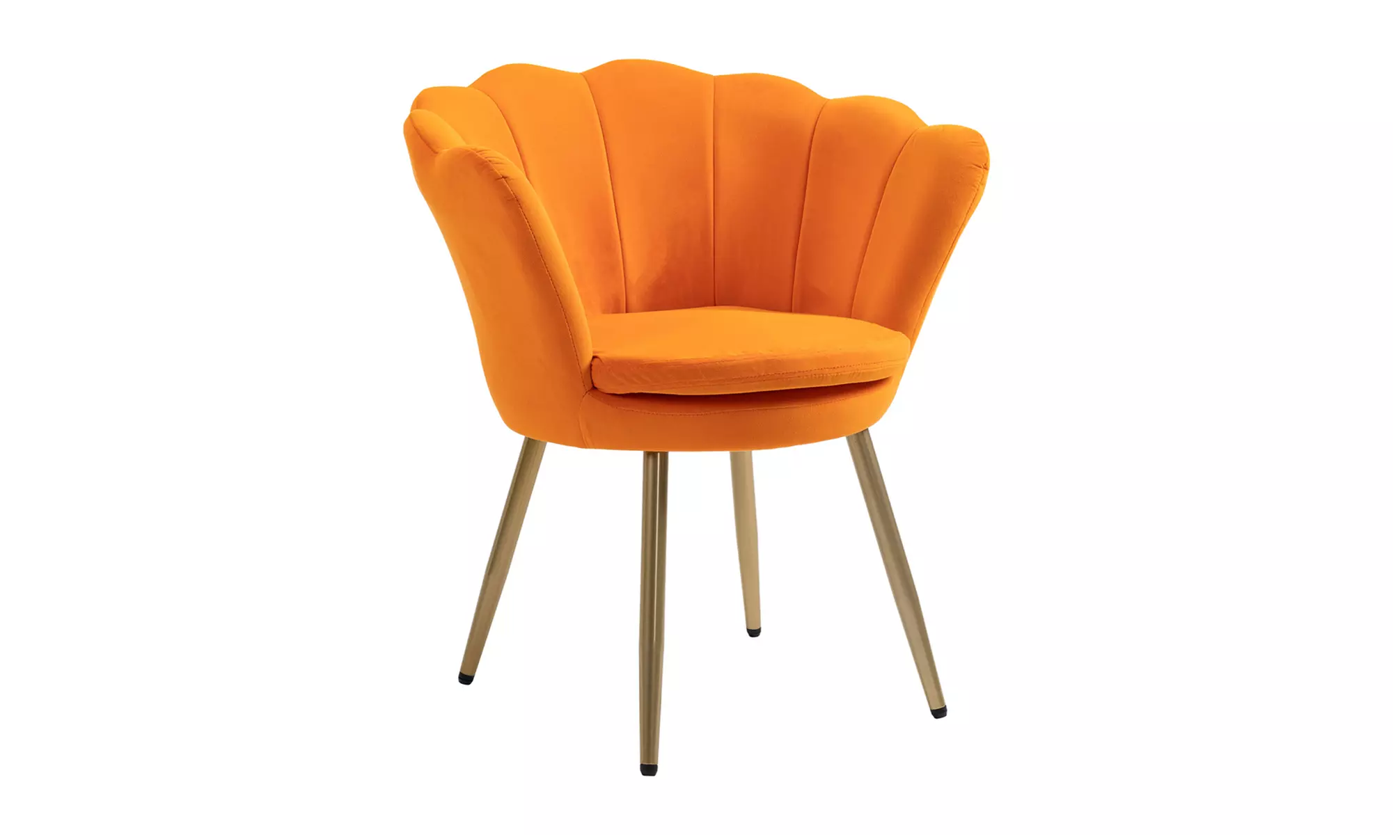 Silla con respaldo en forma de concha