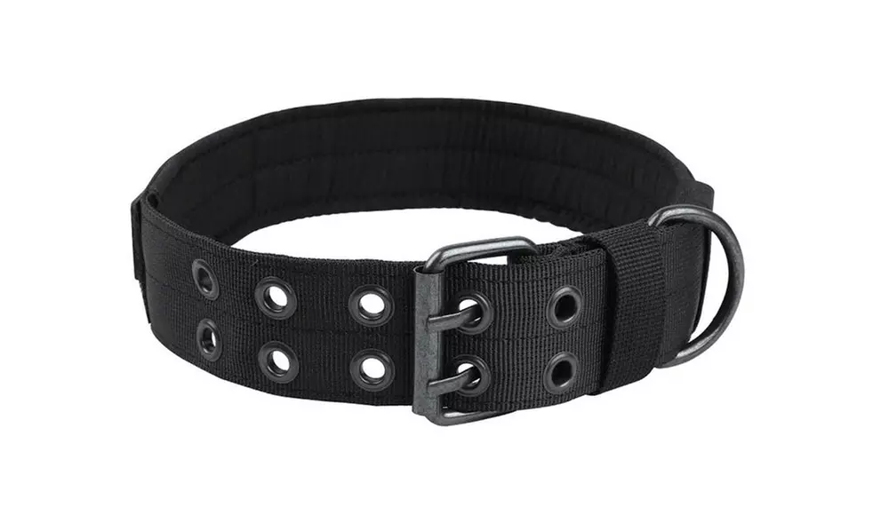 Magik US Tactical Nylon Dog Collar K9 Military Heavy Duty Metal Buckle