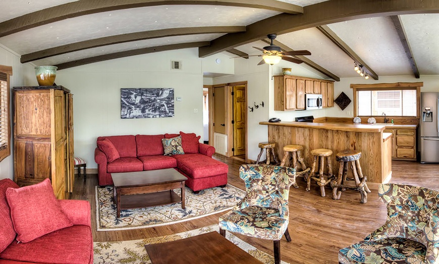 Image 6: Riverbend Cabins: Family Fun & Waterpark Access in New Braunfels, TX