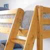 Image 3: Solid Pine Triple Bunk Bed with Optional Mattresses