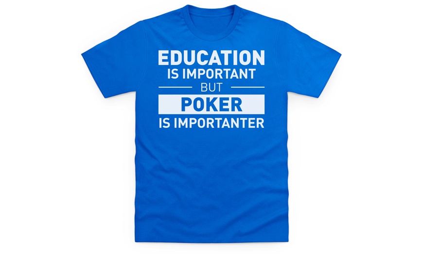 Image 10: Men's Poker-Themed T-Shirts