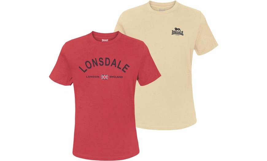 Image 9: 2 t-shirt da uomo Lonsdale