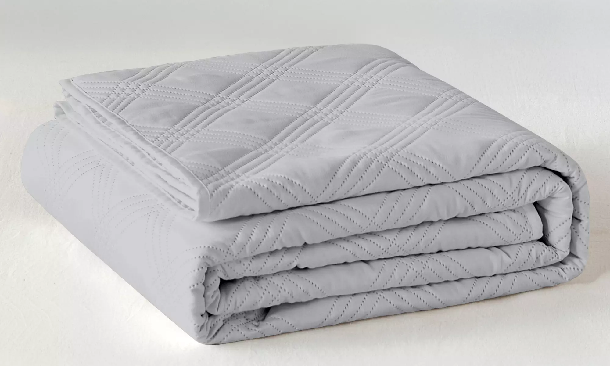 Couvre-lit léger matelassé "Birmingham" en satin