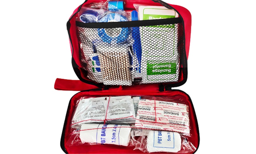 Image 3: 180-Piece Hospital Grade First Aid Kit


