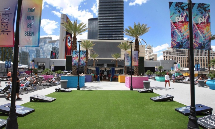 Image 6: FlowRider Wave Ride Day Pass, Daybed and Cabana Rentals at Planet Hollywood Pool