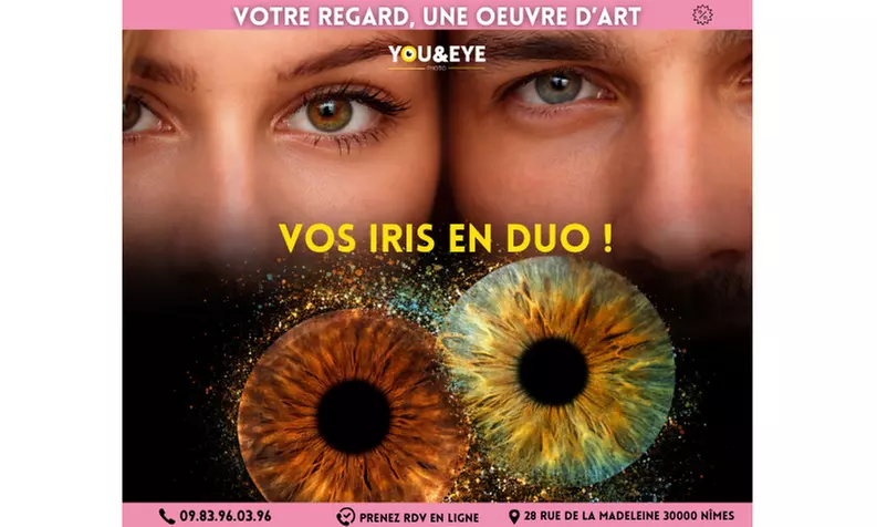 Vos yeux, une œuvre d'art : capturez l'essence de votre iris