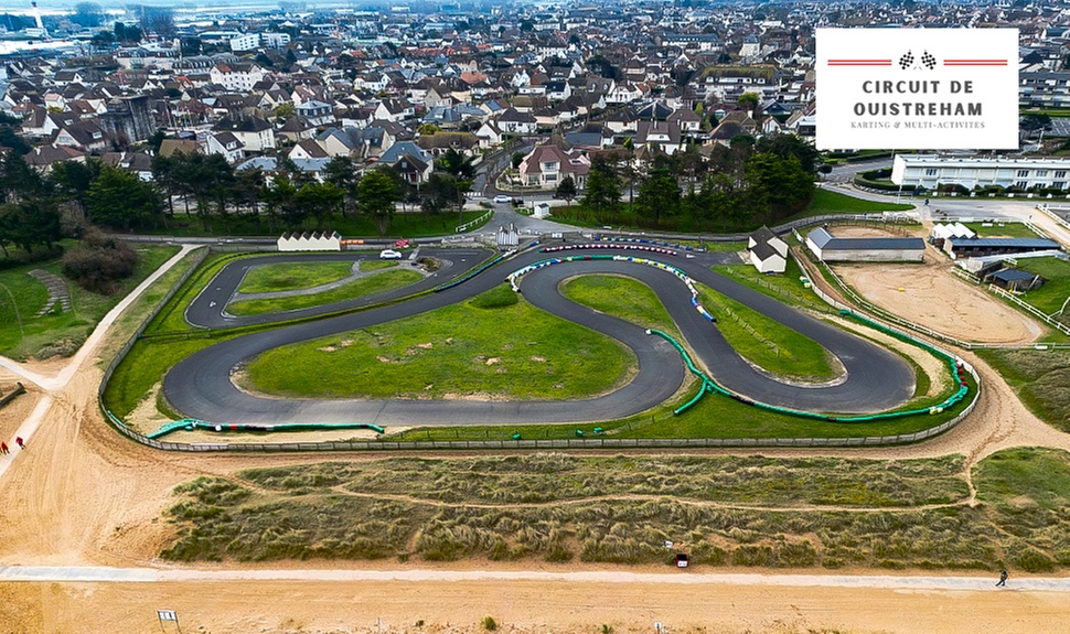 1 session de karting de 10 min sur le seul circuit de plage de France
