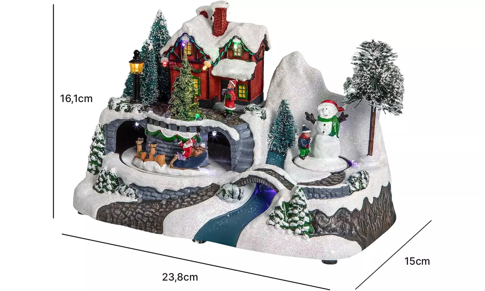 Figuras de decoración navideñas luminosas y animadas de Avilia