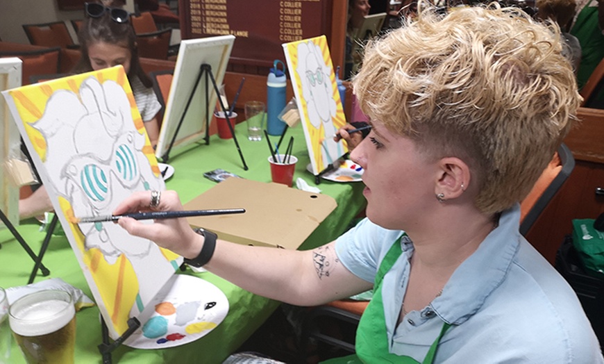 Image 2: Experience Group Fun with a Paint and Sip Night Session