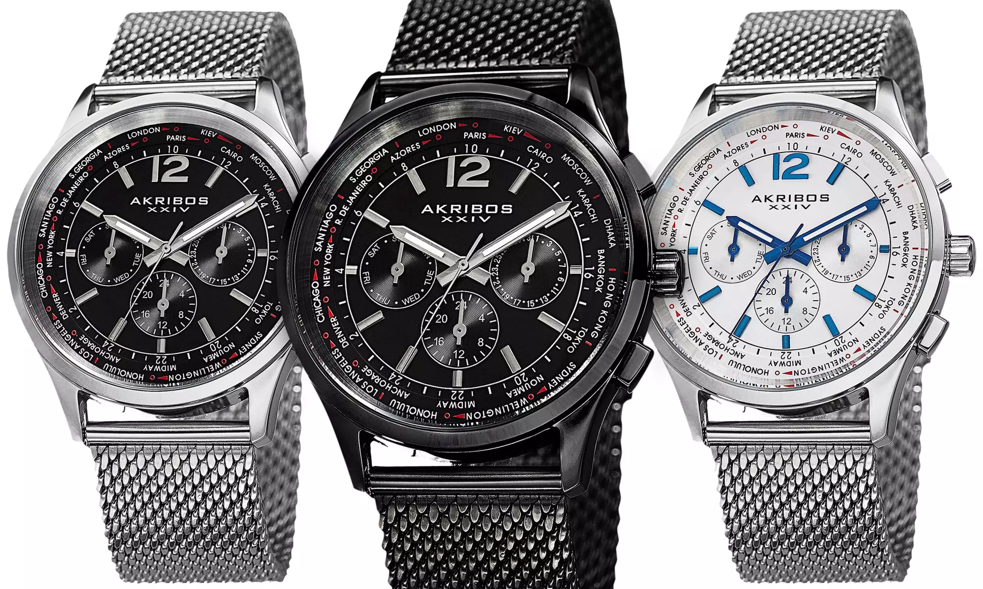 Akribos XXIV Men’s Chronograph Watch - Primary Image