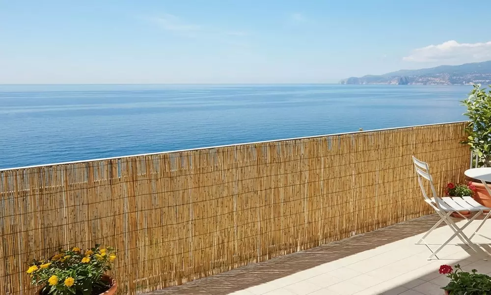 Arella in bamboo naturale frangivista