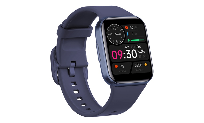 Image 5: Bluetooth 5.0 Smart Watch 1.6" TFT 2.5D Touch Screen BPM Temperature