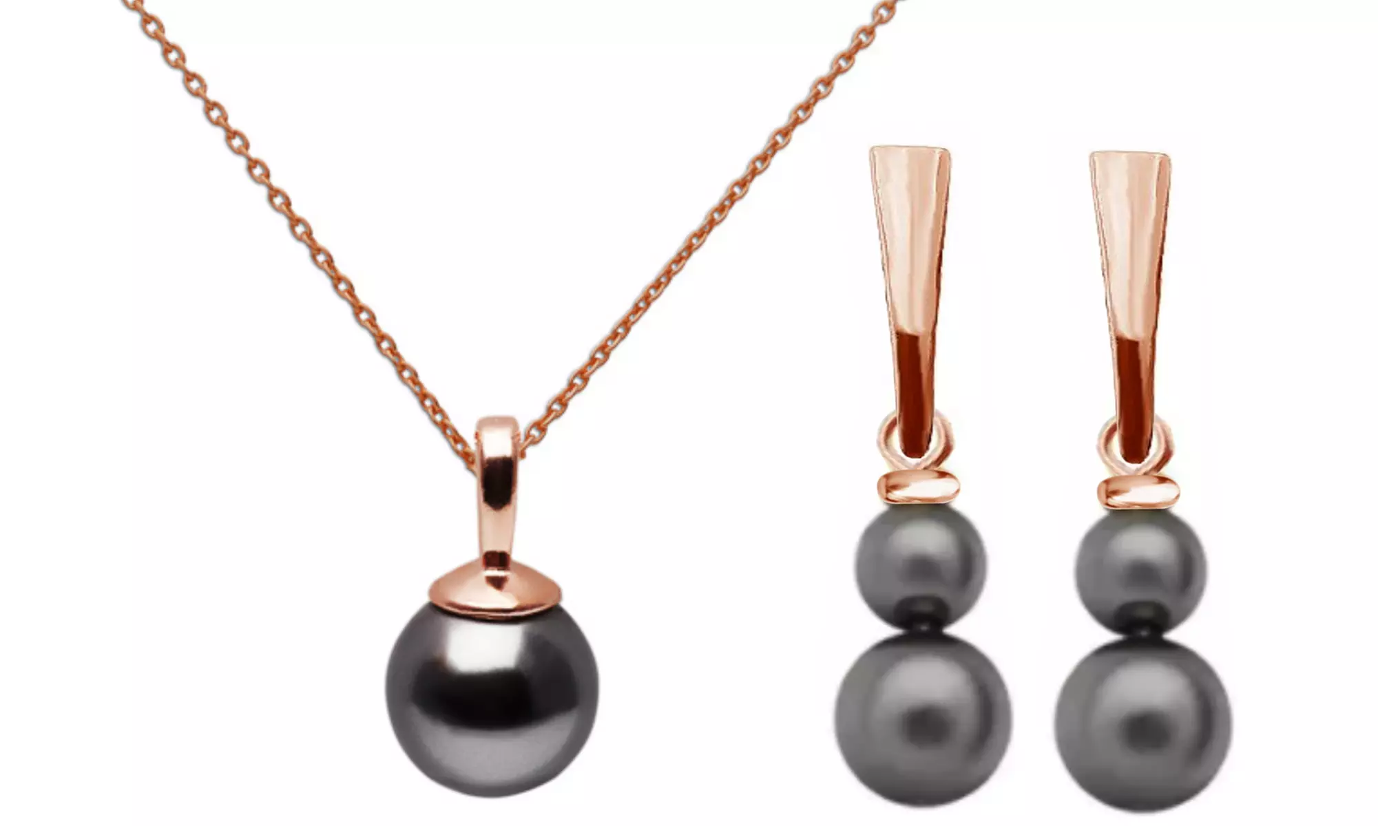 Parure avec perle en cristal autrichien - Primary Image