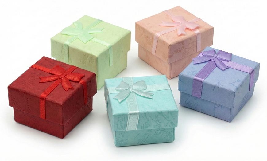 Image 3: Paris Jewelry White Gold Plated Princess 6mm Cubic Zirconia Stud Earrings 