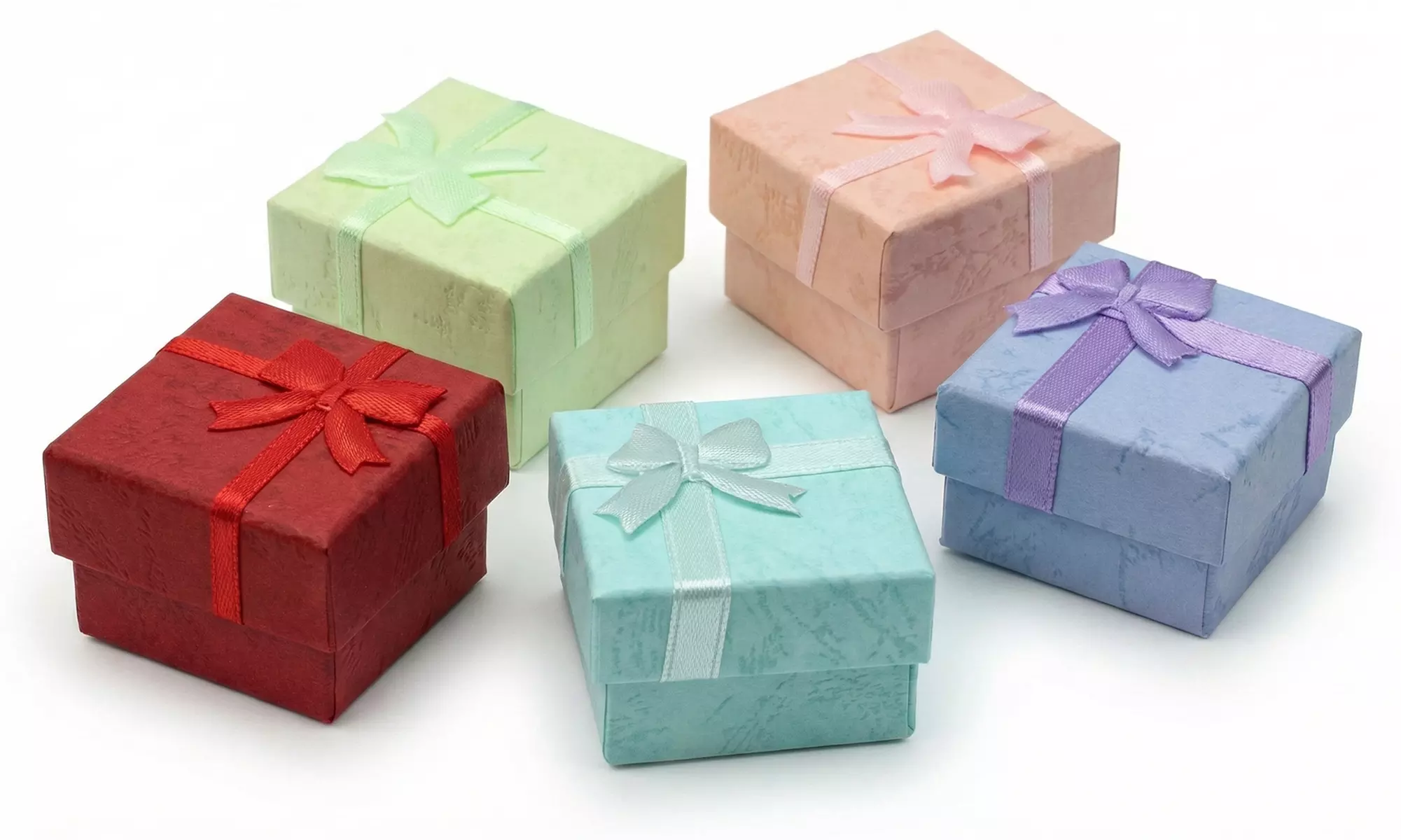 Paris Jewelry White Gold Plated Princess 6mm Cubic Zirconia Stud Earrings - Second Medium