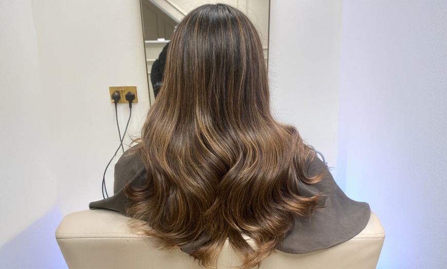 Image 4: Transform Your Hair: Half/ Full Head Highlights or Balayage & Blow Dry