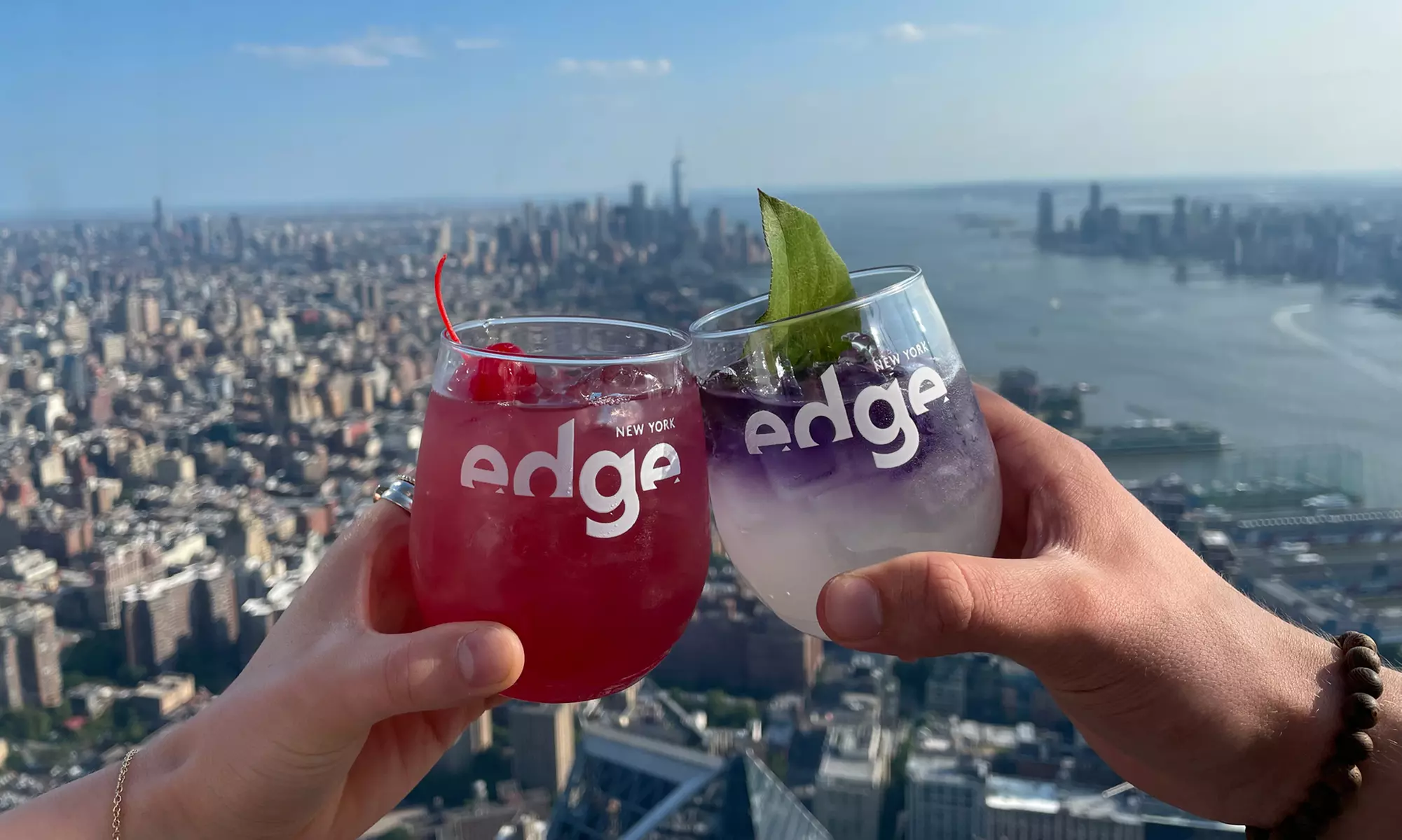 Sky-High 360° NYC Views w/ Edge Sunset VIP or Edge Champagne Admission
