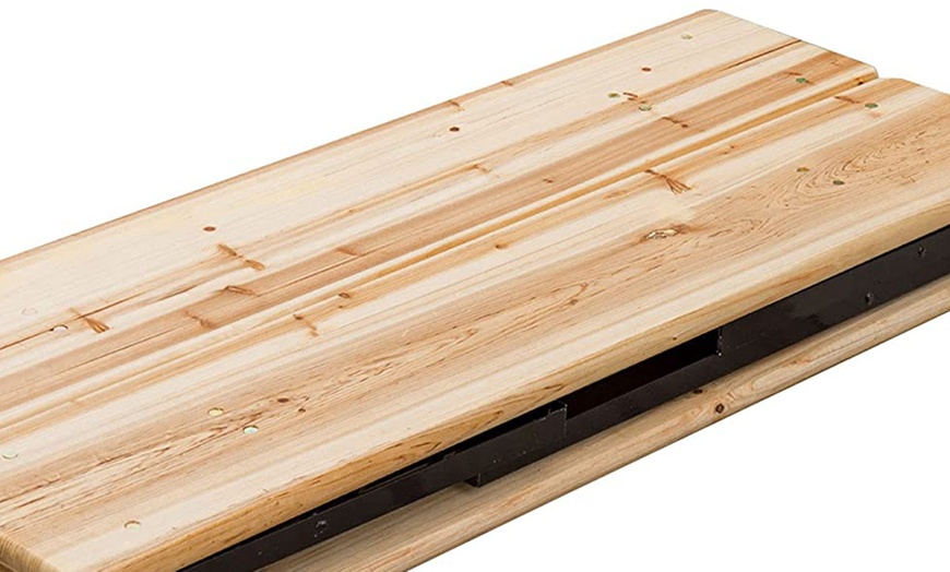 Image 28: Outsunny Outdoor Bench, Picnic, Wooden or Aluminium