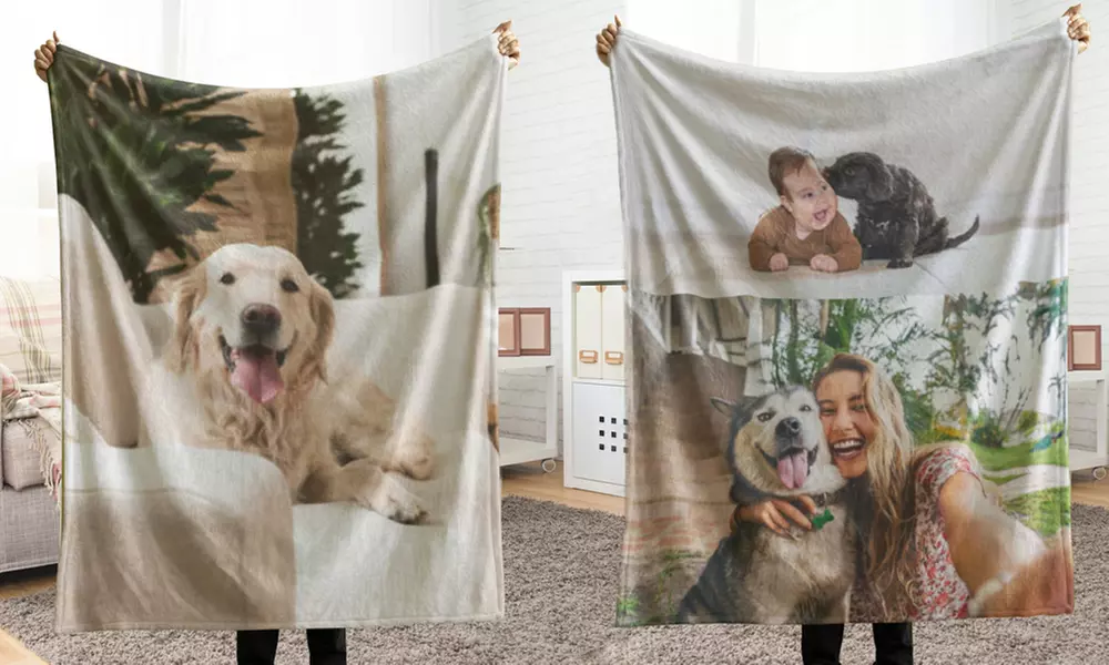 Personalized Photo Blankets from Justyling