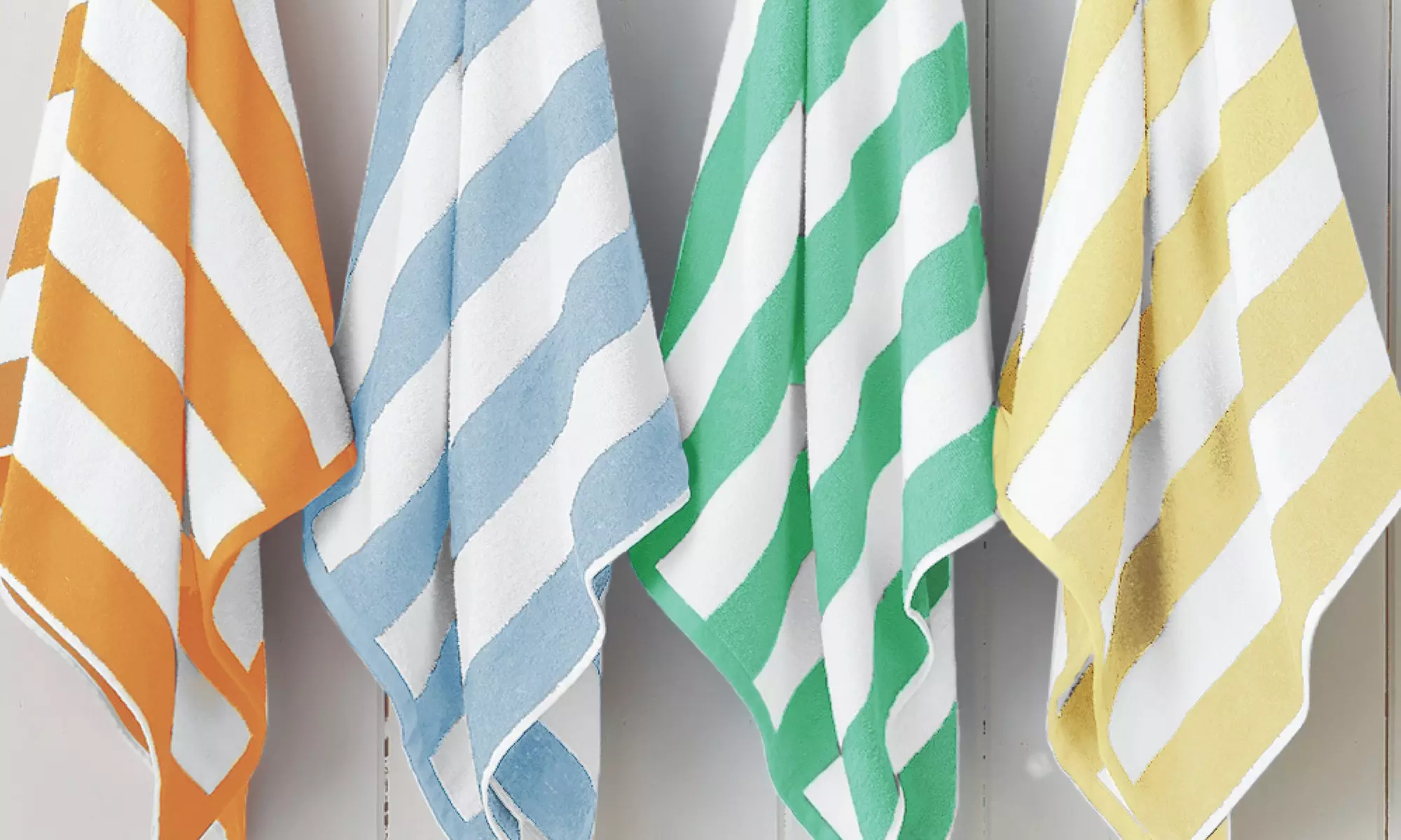 4 Pack Premium Cotton Cabana Beach Towel