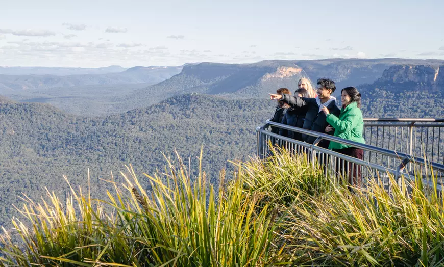Image 1: Blue Mountains or Hunter Valley Tour: Wildlife, Wine & Scenic Wonders!
