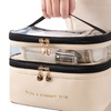 Image 2: Double Layer Makeup Organizer Bag