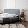 Image 1: Fabric Silverton Bed with Optional Mattress