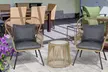 Outsunny Woven Bistro Set with 2 Chairs and Table, Choice of Styles - Image 6