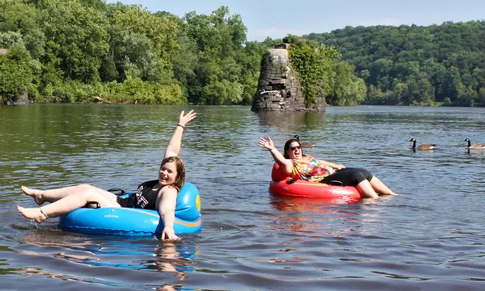 Double the Fun with Tubing Rental with Deluxe Tube!