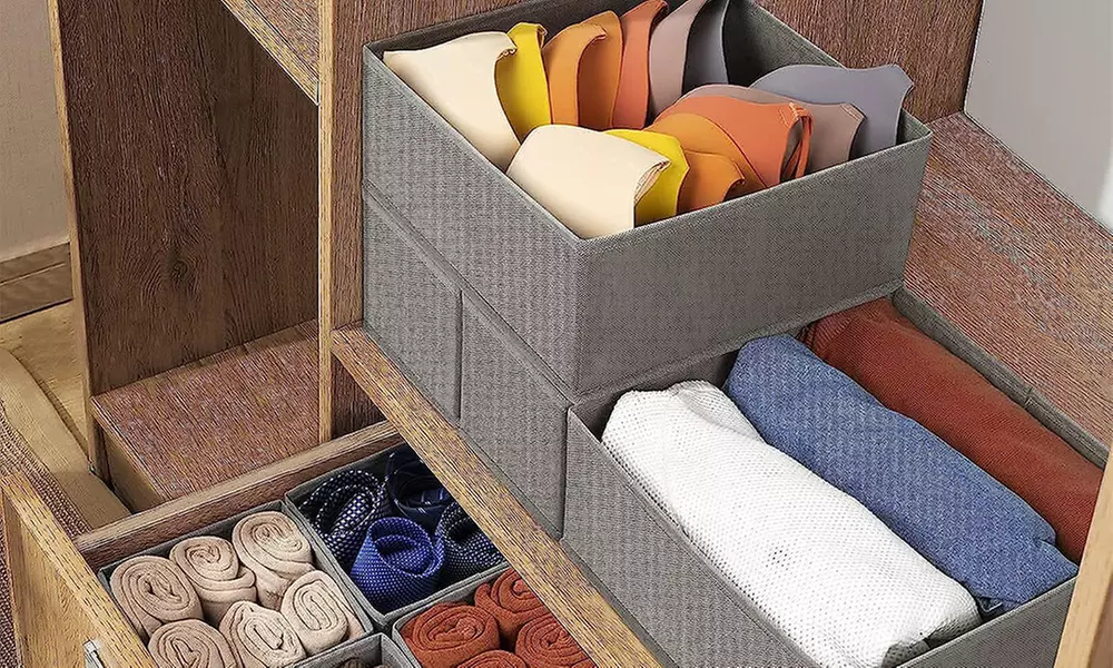 Free Shipping: 6 Pack Washable Foldable Organizer Divider