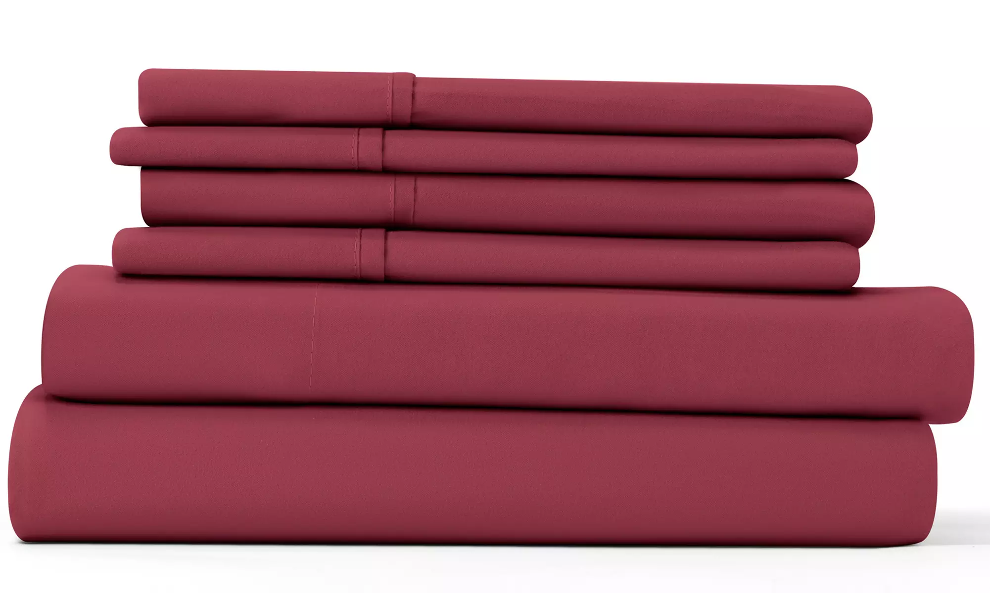 Merit Linens 6-Piece Luxury Wrinkle Free Hotel Bed Sheet Set