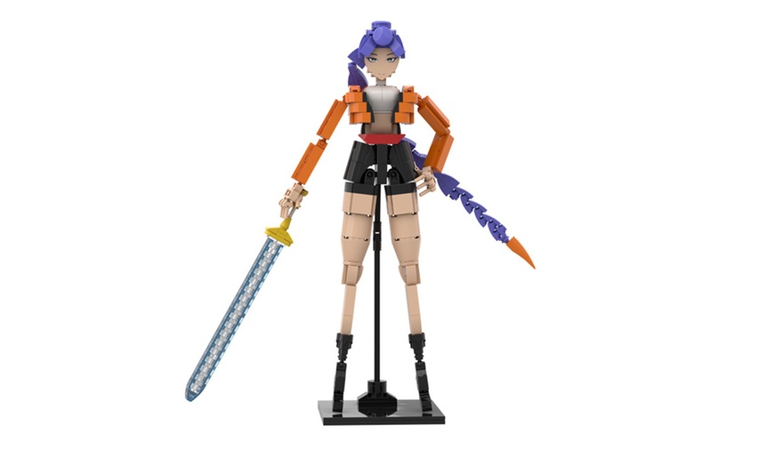 Image 2: Bausteinmodell im Stil von K-Pop Demon Hunters