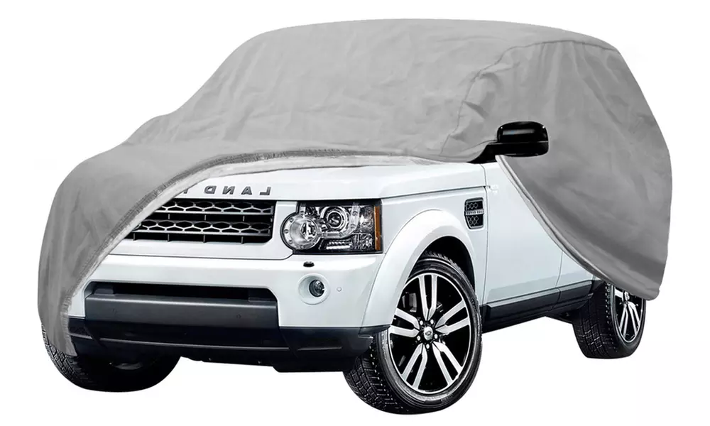 3-Layer Water-Resistant Vehicle Cover for SUVs, Trucks, and Vans - Primary Image