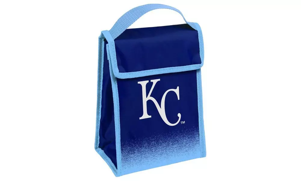 Forever Collectibles MLB Team Logo Gradient Insulated Hook & Loop Lunch Bags