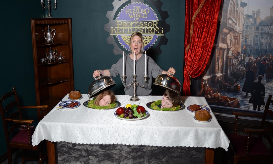 Image 6: One Adult, Child or Family ticket to the Puzzling World of Professor