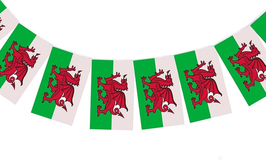 Image 1: Red Dragon Wales World Cup Banner 5m or 12m