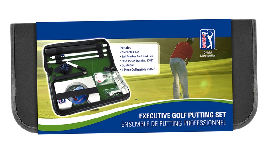 Image 14: PGA Tour Golf Putting Set