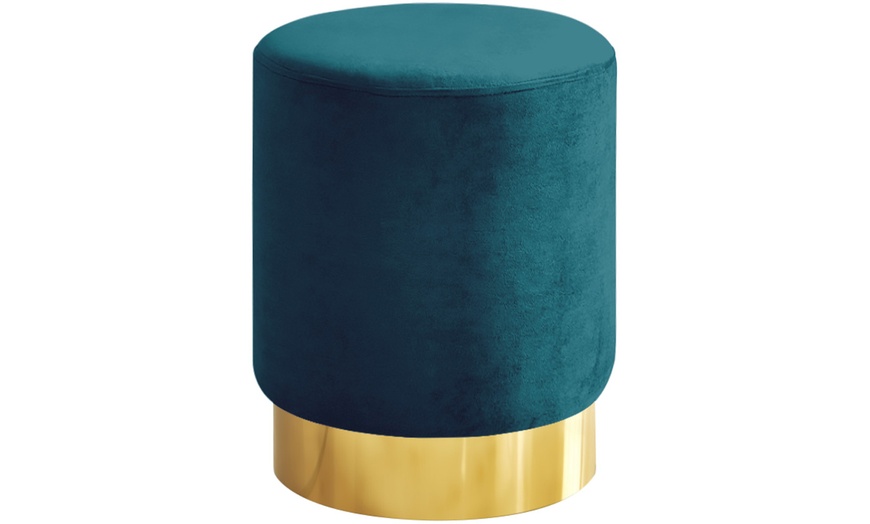 Image 2: Pouf con design a cilindro