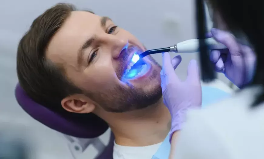 Image 1: Check Up, Clean, X-Ray with Kit or Clear Aligners Teeth Straightening