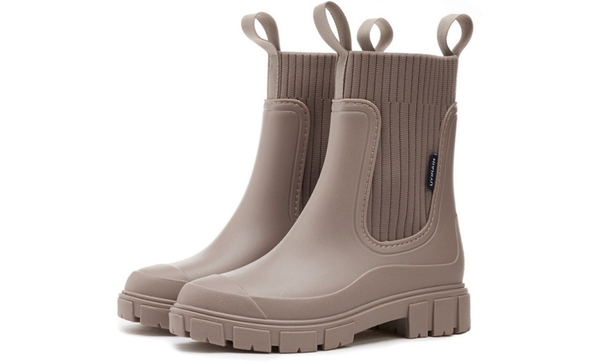 Image 9: Women's Chelsea Rain Boots
