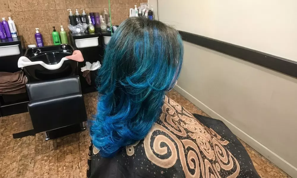 Haircut & Blow-Dry with Color or Highlights