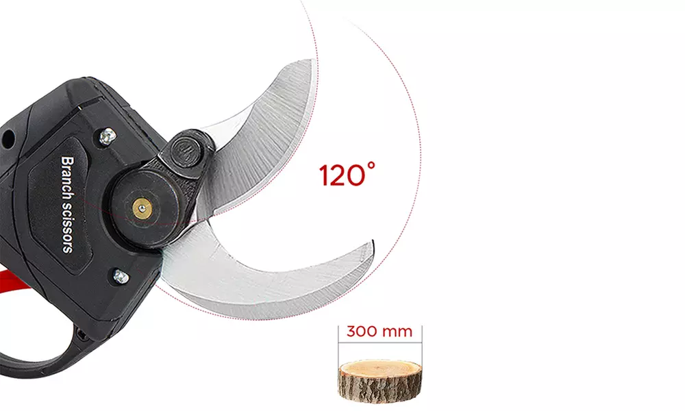 Elektrische Gartenschere inkl. Akku und Aufbewahrungskoffer