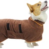 Image 3: Super Absorbent and Quick Dry Pet Bathrobe Towel