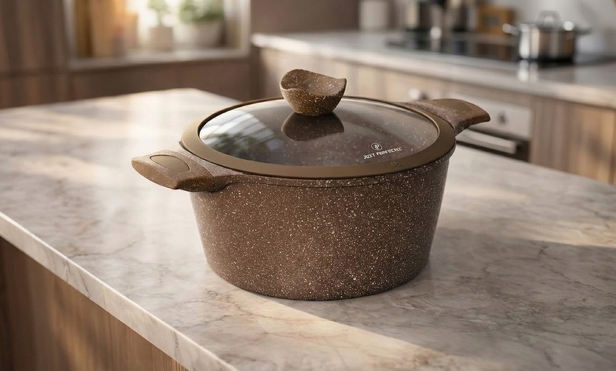 Image 34: Cocotte avec couvercle, batterie de cuisine de 6 ou 13 pièces