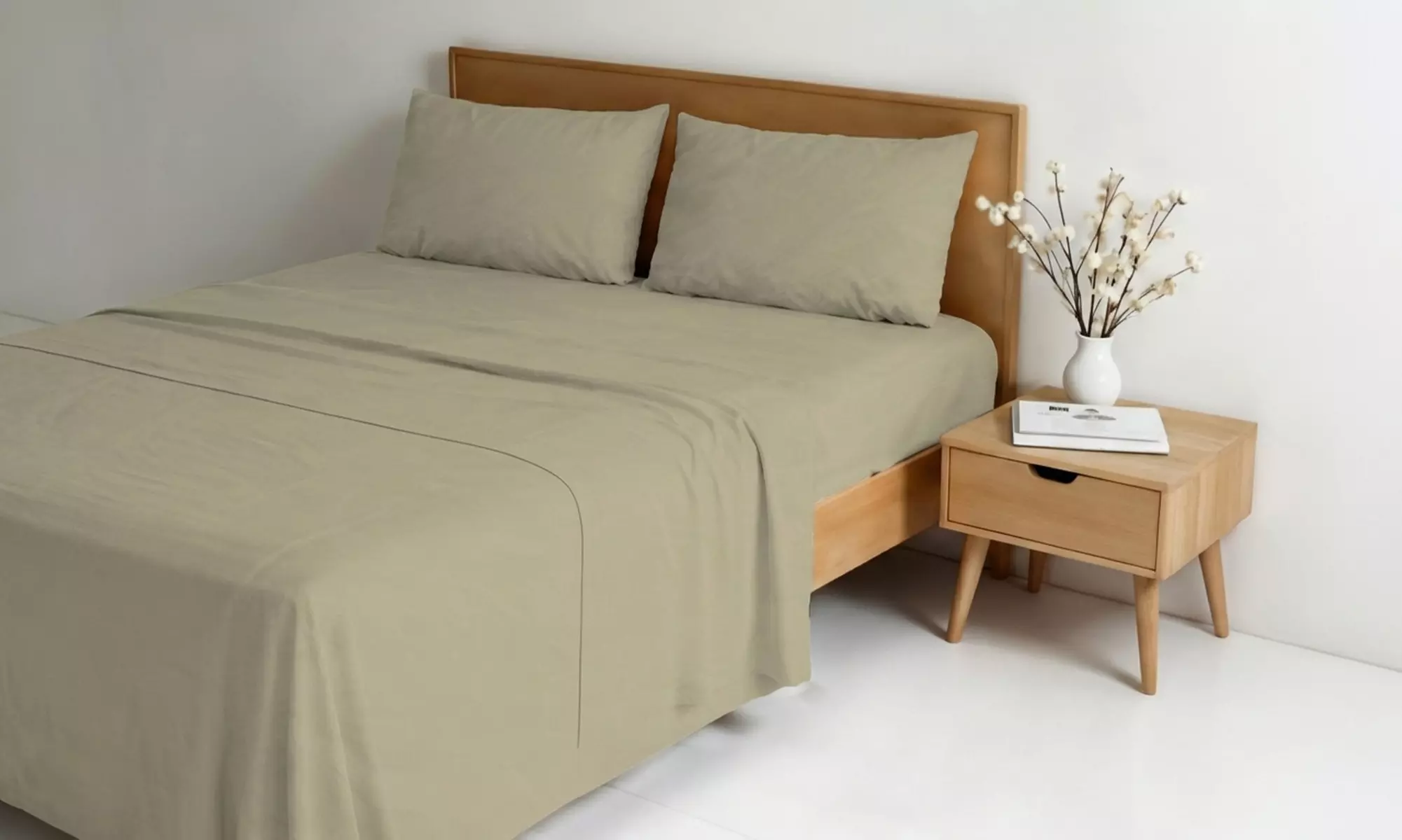 'Water Washed' beddengoedset voor tweepersoonsbed