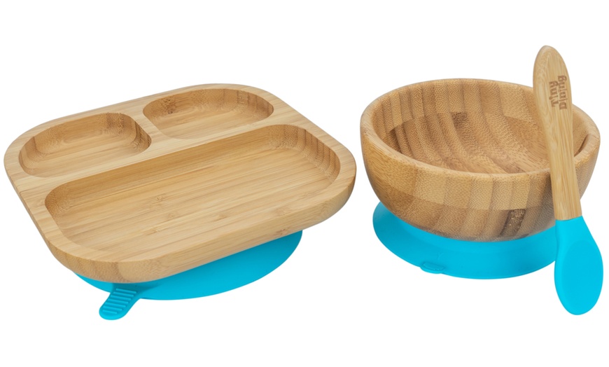 Image 4: Children's Bamboo Feeding Set